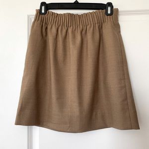 Women's NWOT J Crew tan sidewalk skirt - size 0